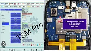 SM-A03 CORE. EDL Short (Test point) frp remove via TSM pro.