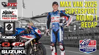 Обзор 8-го этапа MotoAmerica Supersport 2025 года на трассе COTA с участием Макса Вана