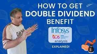 Strategy to DOUBLE dividend income | Infosys and TCS Example with Calculations
