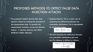 Detecting False Data Injection Attacks