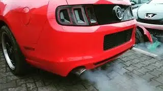 Ford Mustang 2013 2014 3.7 V6 Roush Exhaust sound