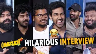 MAD Square Movie Team Hilarious Interview - Narne Nithiinm, Sangeth Shobhan, Ram Nithin, Kalyan S