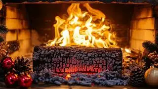 🔥 Fireplace Ambience – Winter Vibe & Crackling Fire for Relaxing Sleep (1 Hour)