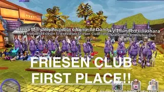 Friesen Club 1st place, level up and chest opening🥰 | Horse Riding Tales