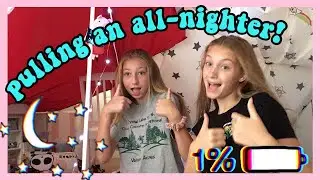 we pulled an all-nighter! | vsco sleepover