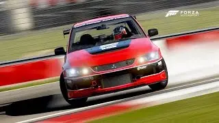Forza Motorsport 6: Mitsu Evo IX - Drifting test on Catalunya Circuit (339 Cv)