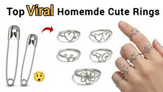 Кольца любви для пары 😍🥰 / как сделать кольца дома / самодельное кольцо любви / простое изготовле...