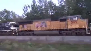 NS 1101 + UP Engine on NS 23K Train
