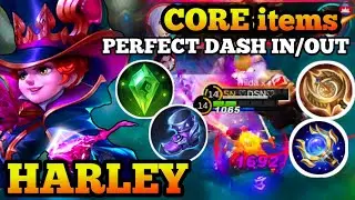 WATCH THIS! HARLEY  BEST BUILD & GAMEPLAY | GLOBAL HARLEY | MLBB DSNGAMING