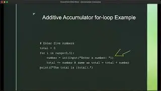 Accumulator Concepts
