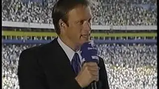 G&uuml;nter Netzer and Gerhard Delling at the Confederations Cup 1999 (July 24, 1999)