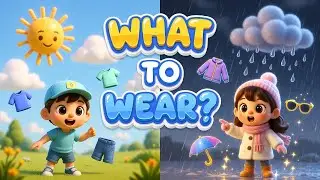 ✅ &ldquo;Weather & Clothes Song for Kids 🌞🌧️❄️ | Learn Seasons & Dress Code | Fun Kids Poem