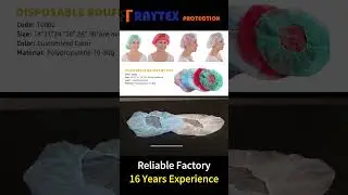 Disposable mob clip cap - The most popular headwear for food industry, cleaning, laboratory, etc.