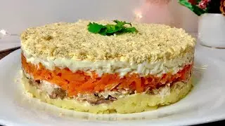 ЗНАМЕНИТЫЙ салат МИМОЗА . Классический рецепт .