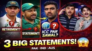 3 Big Cricket Statements! Khawaja Retirement, Sarfaraz on Babar, Ashwin on ICC