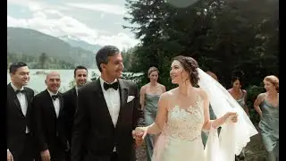 Beautiful wedding in the mountains in Pemberton, BC.