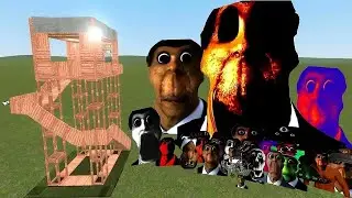 Obunga Family Nextbot Vs Towers In Garry's Mod!