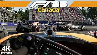 Lando Norris McLaren MCL39 | 2025 Canadian GP ULTRA IMMERSIVE F1 25 Gameplay