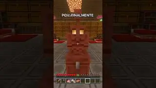 FINALMENTE o GOLEM DE COBRE no Minecraft 🥶🔥 #shorts #minecraft
