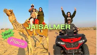 Jaisalmer- Part-1 | Camping ⛺️ | Best vacation place | Desert Safari🐪 | Camel Ride | Vacation Mode✌🏻