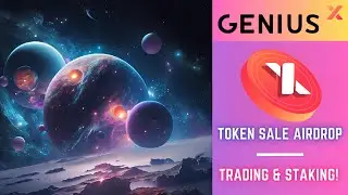 Genius-X Cardano AIRDROP Live! Trading & Staking Begins!