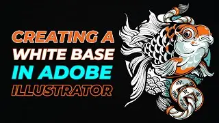 Как создать белую основу для трафаретной печати в Adobe Illustrator