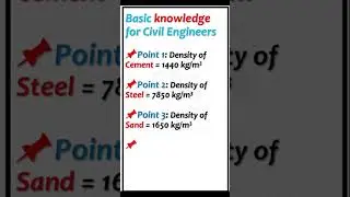 Basic knowledge for Civil Engineers #civilengineers #civilrules #column #design #loading