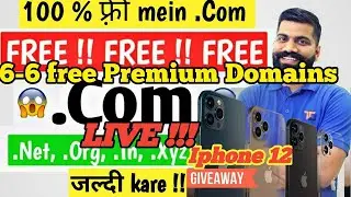 How To Get FREE Domain Name | GET.COM Domain Name For Free 2021 |free .com domain 2021  #freedomain
