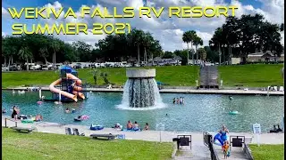 Wekiva Falls Rv Resort weekend Florida Summer camping trip
