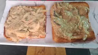 ##tasteofindia TASTY and Healthy Masroom toast 😋 👌 and it's try this recipe 😋 