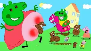 Peppa Pig Faces a Zombie Invasion in the City! 🧟‍♀️ | Peppa Pig Funny Animation