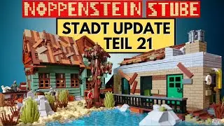Meine Noppenstein Lego Stadt Teil 21 | Strand Update und ein bisschen Berg | Zombies at the Beach 😱