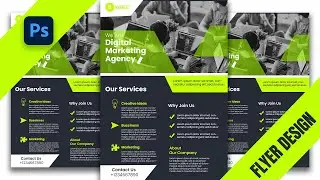 Flyer Design In Adobe Photoshop | Photoshop Tutorial
