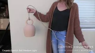 Ceramic Spanish Bell Pendant Light | Lighting Collective