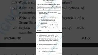 begae 182 December 2022 question paper|#ignou #sociology # basoh #IGNOU sociology classes