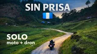 El camino más ESPECTACULAR de Guatemala 🇬🇹 SOLO moto + dron