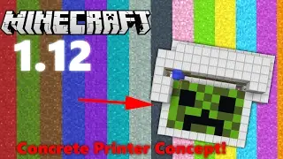Minecraft 1.12 Is EPIC!!! (Including Cement Printer!!!) 17w06a