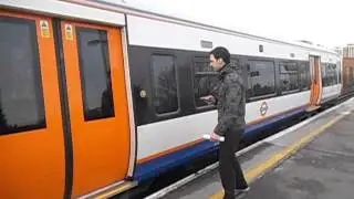 Trains at Queens Road Peckham station 25/1/14