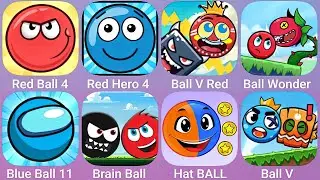 Red Ball 4, Red Hero 4, Ball V Red Bounce, Ball Wonder, Blue Ball and More Red Ball Games Gameplay