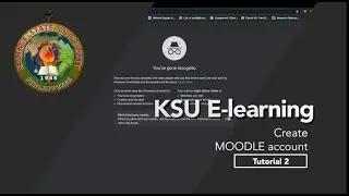 Tutorial 2 Create KSU E-Learning Account