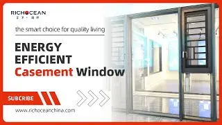 Custom Fixed Window Aluminum Glass Casement Window with Security Bar Awning Window#windows