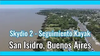 San Isidro, Buenos Aires - Skydio 2 Seguimiento Kayak