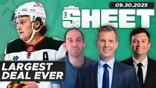 Kirill Kaprizov Signs Largest Contract in NHL History ft. Greg Wyshynski & Hart Levine | The Sheet