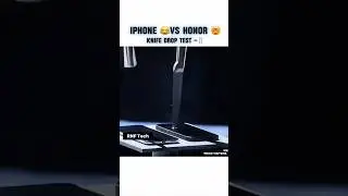 Knife Drop Test &ndash; HONOR vs iPhone Durability Battle!