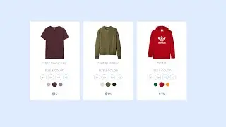 How To Make an eCommerce Products Card Design Using HTML&CSS and JAVASCRIPT|Ecommerce Website Design