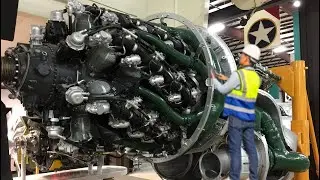 Insane Aircraft, v12, v14, Diesel Engines Startup and Cool Sound
