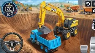 👷City Road Construction Simulator 3D 🚧 | Heavy Excavator & Truck (Android Gameplay)