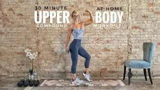 30 Minute Upper Body Compound Workout | At Home | Dumbbells | Delt Focused
