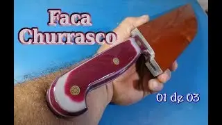 Faca Artesanal - Churrasco 01 de 03