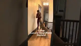 1 Year LVP Review | Luxury vinyl plank flooring waterproof + pet proof scratch resistant #floor #diy